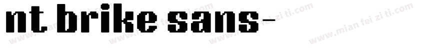 nt brike sans字体转换
